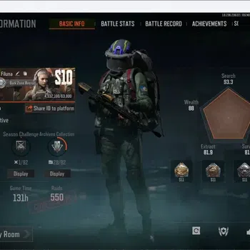 Arena Breakout High-End MOBILE Lvl30|SV 37M|CV 26M|LR-AR1 Decree|VSS Squir image 1