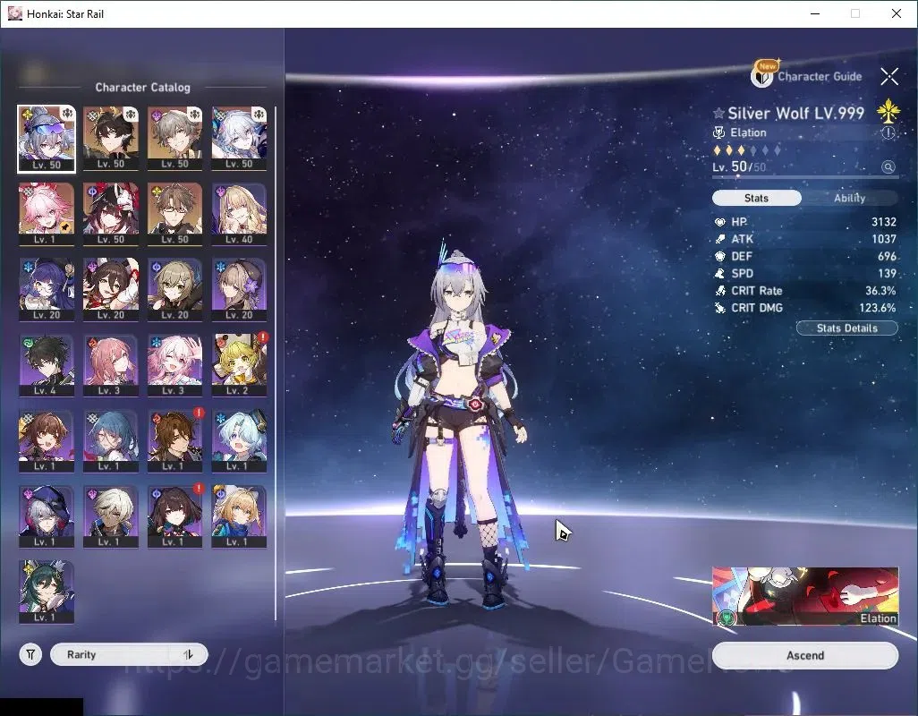 Honkai Star Rail Accounts Asia|TL 39|2 Golden Companion|5 Limited|Silver Wol image 4