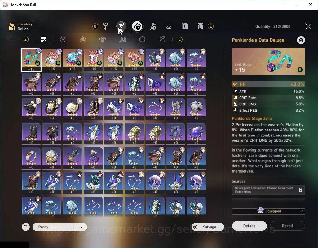 Honkai Star Rail Accounts Asia|TL 39|2 Golden Companion|5 Limited|Silver Wol image 7