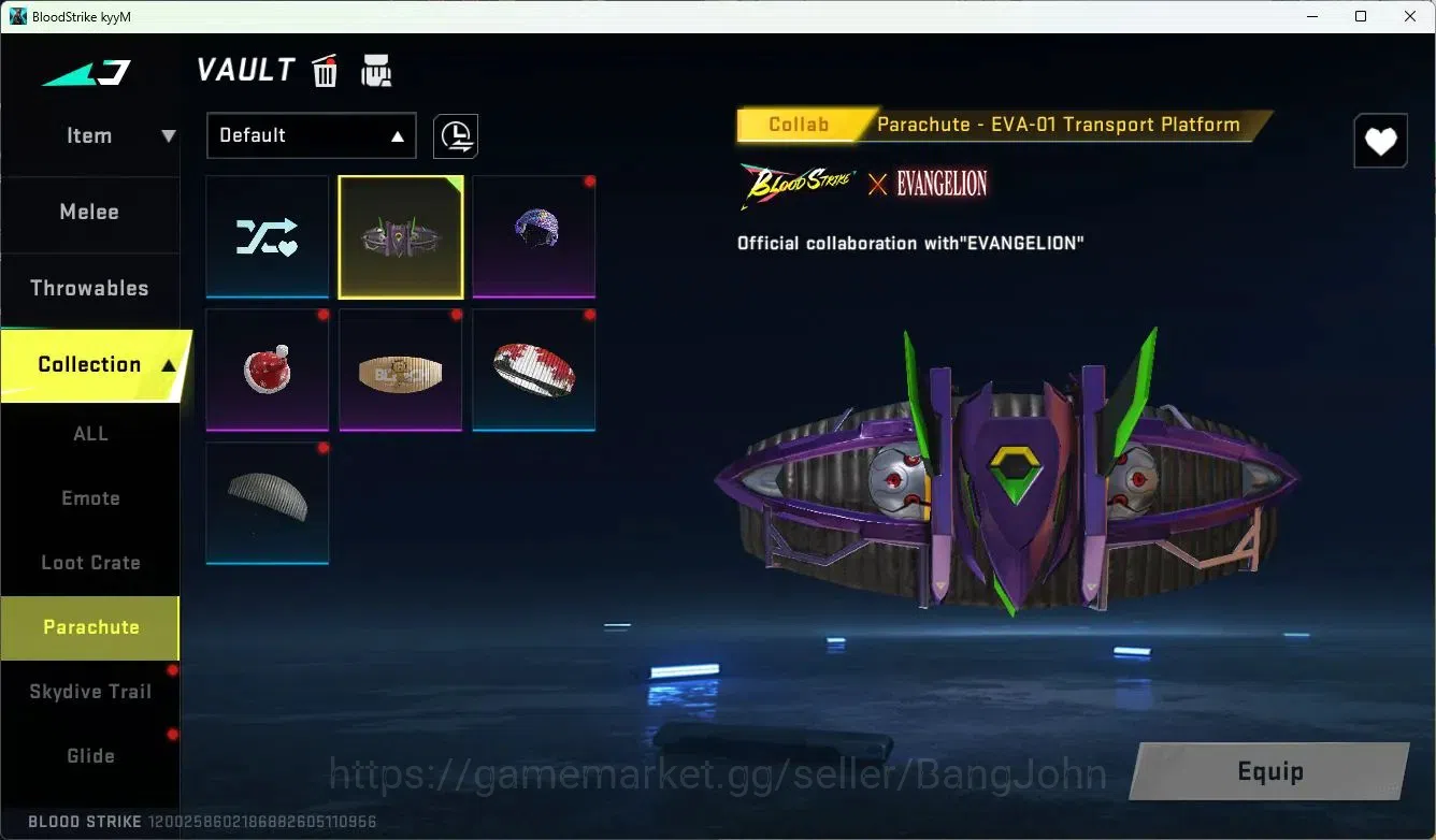 Blood Strike Accounts ASIA | 4 Collab Skins | 3 Limited Skins | 12  Lege image 11