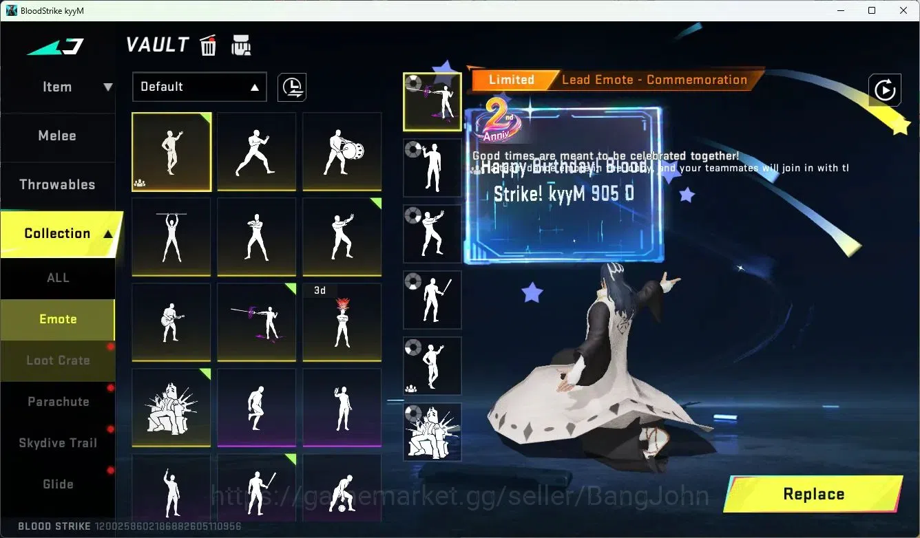 Blood Strike Accounts ASIA | 4 Collab Skins | 3 Limited Skins | 12  Lege image 13