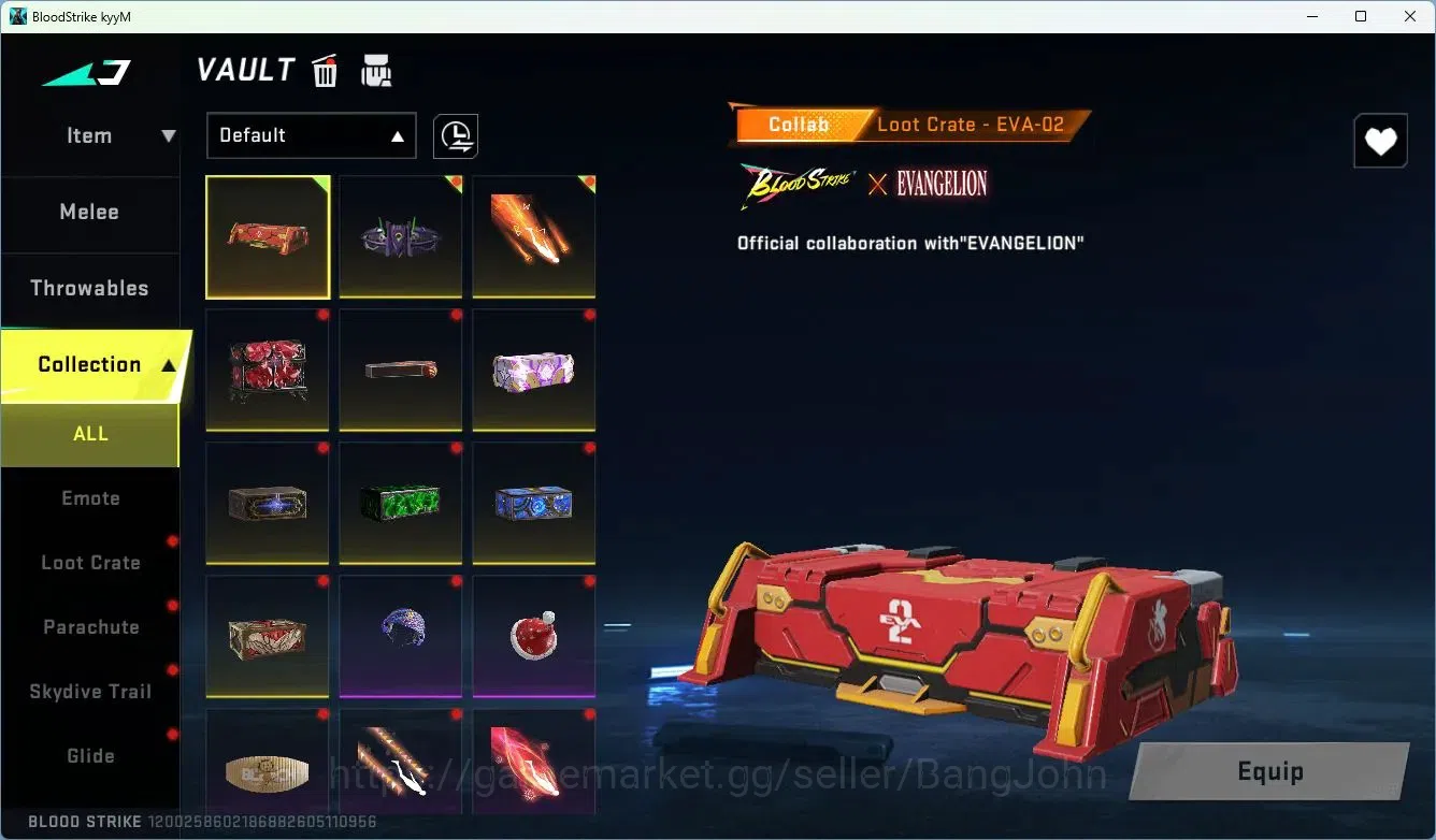 Blood Strike Accounts ASIA | 4 Collab Skins | 3 Limited Skins | 12  Lege image 14