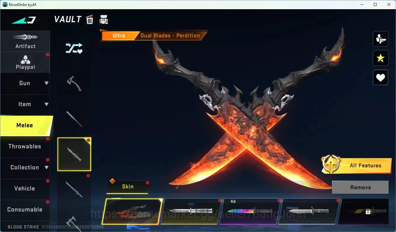 Blood Strike Accounts ASIA | 4 Collab Skins | 3 Limited Skins | 12  Lege image 15