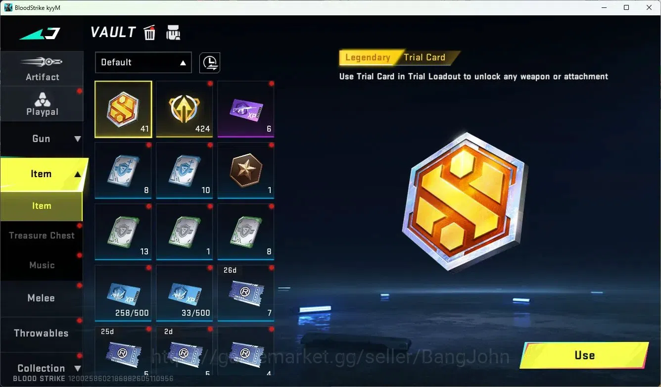Blood Strike Accounts ASIA | 4 Collab Skins | 3 Limited Skins | 12  Lege image 17