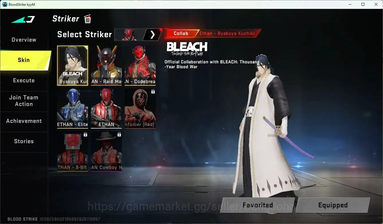 Blood Strike Accounts ASIA | 4 Collab Skins | 3 Limited Skins | 12  Lege image 3
