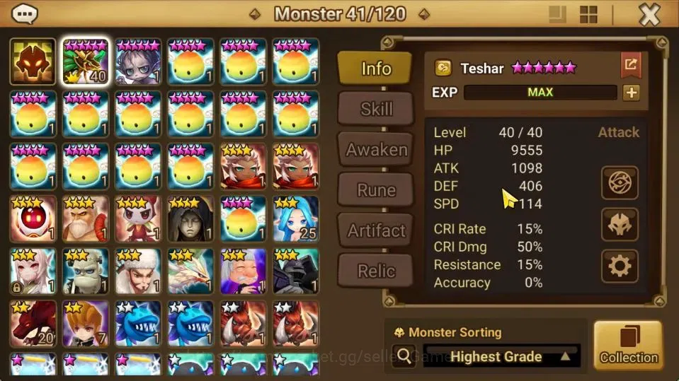 Summoners War: Sky Arena Accounts Starter ASIA|Lv 26|Ready Gacha|103 12 YSC + 160 11 YSC + 3 LAAS + 5 LS + 4 LDS + 126 MS |1 10