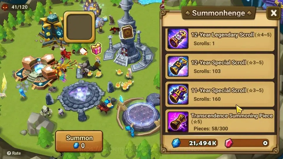 Summoners War: Sky Arena Accounts Starter ASIA|Lv 26|Ready Gacha|103 12 YSC + 160 11 YSC + 3 LAAS + 5 LS + 4 LDS + 126 MS |1 11