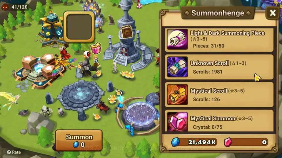 Summoners War: Sky Arena Accounts Starter ASIA|Lv 26|Ready Gacha|103 12 YSC + 160 11 YSC + 3 LAAS + 5 LS + 4 LDS + 126 MS |1 13