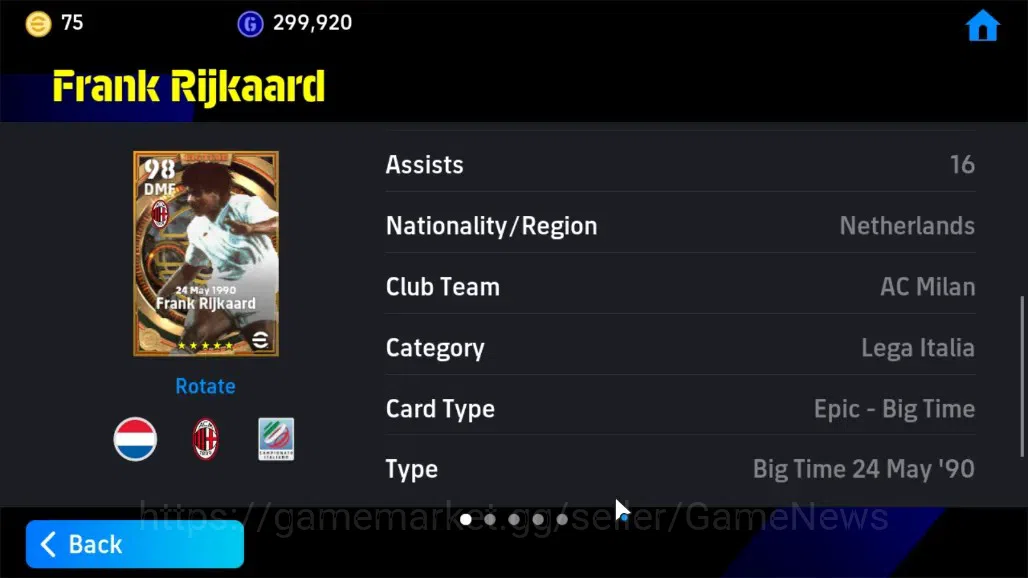 eFootball Accounts Android|BigTime Frank Rijkaard,Epic D.Drogba,Xabi. image 12