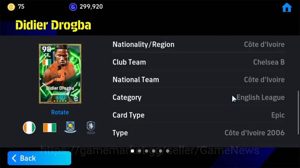 eFootball Accounts Android|BigTime Frank Rijkaard,Epic D.Drogba,Xabi. image 14
