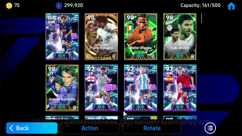 eFootball Accounts Android|BigTime Frank Rijkaard,Epic D.Drogba,Xabi. image 5