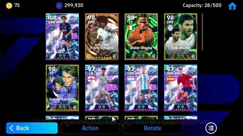eFootball Accounts Android|BigTime Frank Rijkaard,Epic D.Drogba,Xabi. image 8