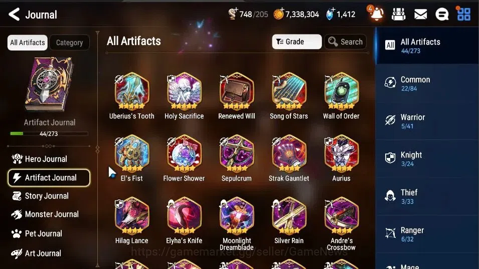 Epic Seven Accounts GLOBAL Unverif|New Era|4 ML(DP Aria, MOTS Iseria,  image 6