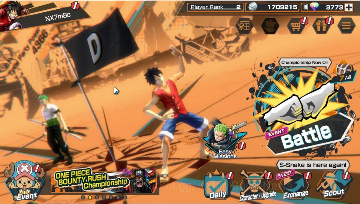 One Piece Bounty Rush Accounts Global| Starter |Ready Gacha 3,7K Rainbow Diamond| image 1
