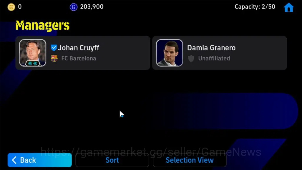 eFootball Accounts Android|Epic Johan Cruyff,Gabriel Batistuta,Andriy image 3
