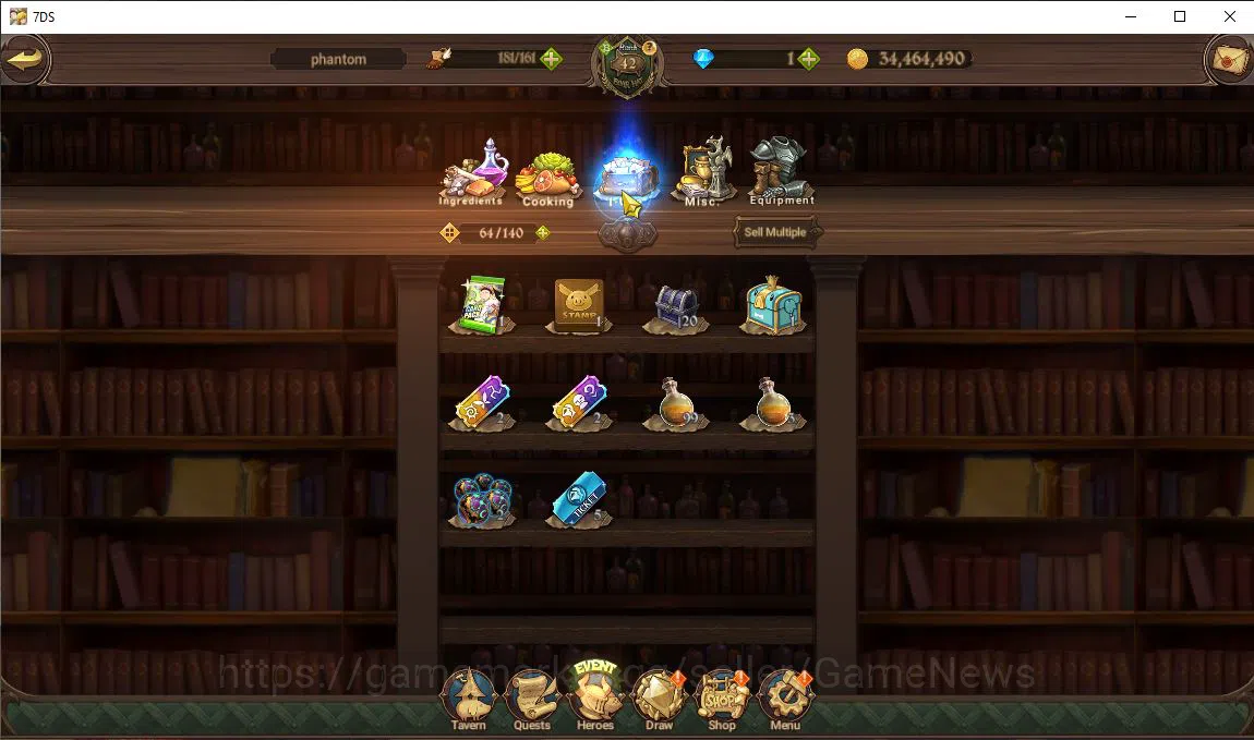 The Seven Deadly Sins: Grand Cross Accounts Starter Global | 1,4M CC | Starter Ch 4 | 1 Seventh Spring Box | 1 LR+3 UR 13