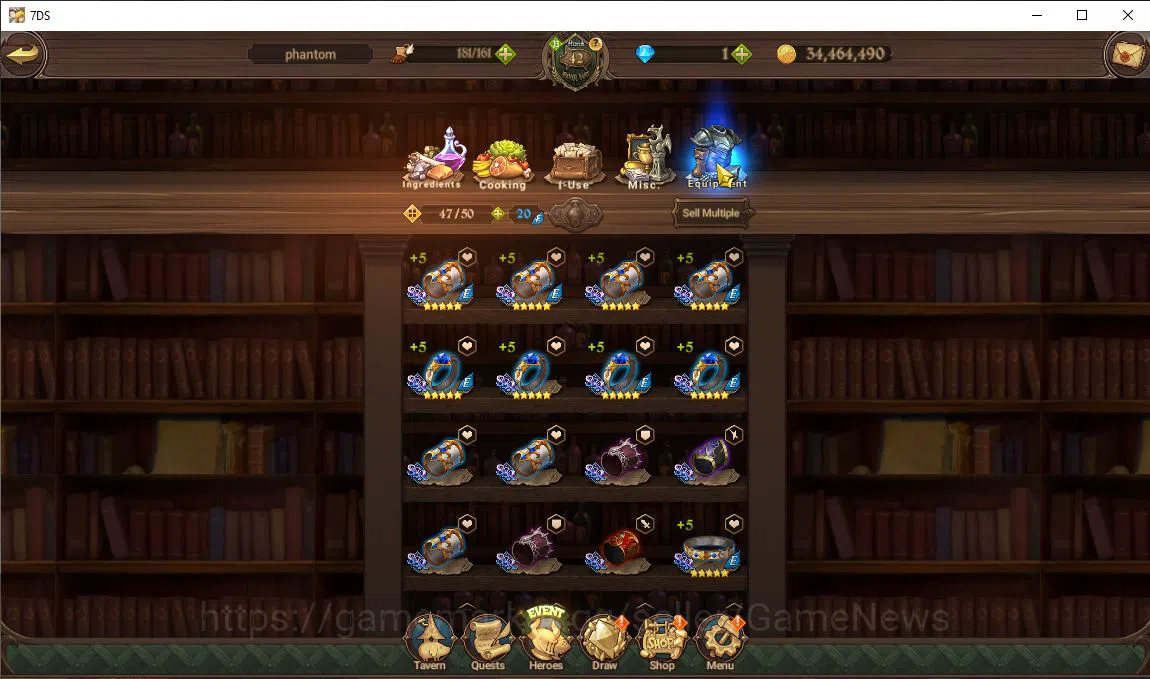 The Seven Deadly Sins: Grand Cross Accounts Starter Global | 1,4M CC | Starter Ch 4 | 1 Seventh Spring Box | 1 LR+3 UR 15