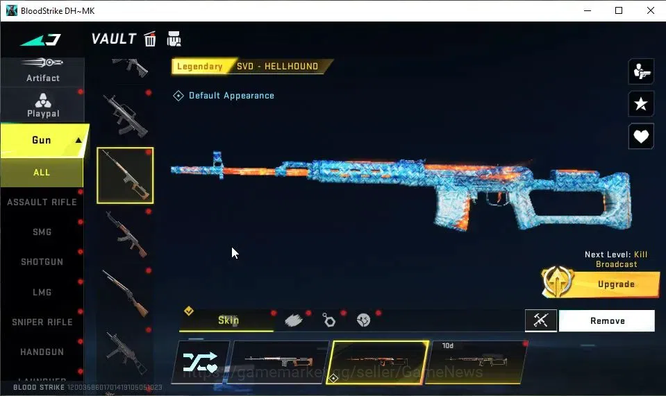 Blood Strike Accounts ASIA|10 ULTRA[M4A1,Origin-12,INP-9,SCAR,FAL,2 ZERO image 18