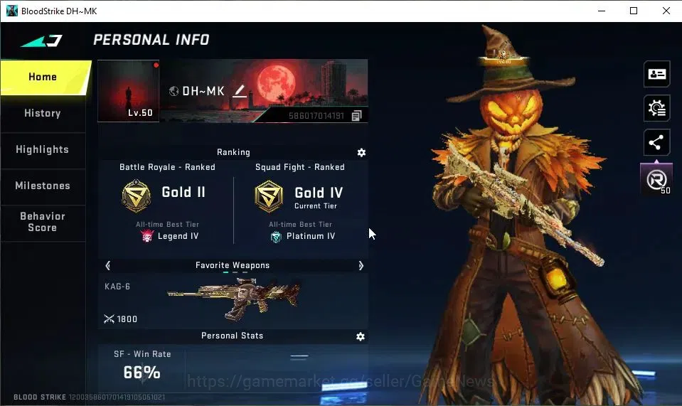 Blood Strike Accounts ASIA|10 ULTRA[M4A1,Origin-12,INP-9,SCAR,FAL,2 ZERO image 2
