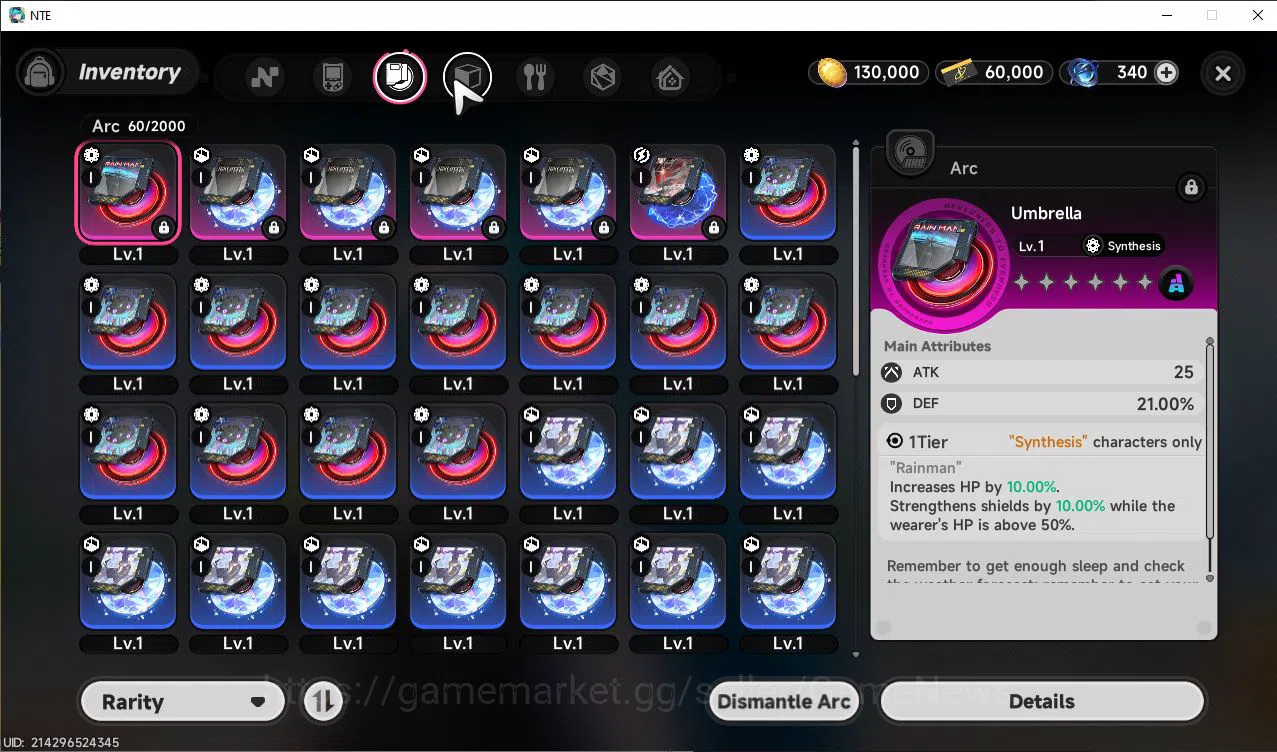 Neverness to Everness Accounts GLOBAL EU |HL 3| 1 SSR Limited Nanally |5 SR Aurel image 6
