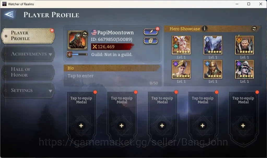 Watcher of Realms Accounts Mid-Tier Global 50xx|Power 126K|2 Lord: Rygar,Aracha|12 Legend|More Detail check SS WOR044B 1