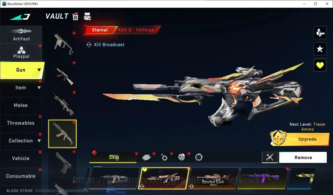 Blood Strike Accounts ASIA|ETERNAL KAG6,FN2K+MELEE Shuri,Zenpa,Collab 7D image 16