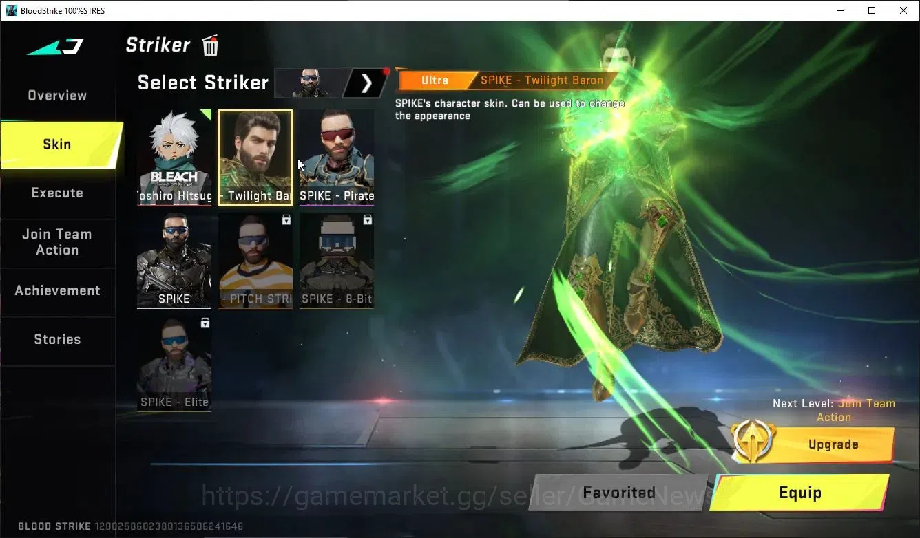 Blood Strike Accounts ASIA|ETERNAL KAG6,FN2K+MELEE Shuri,Zenpa,Collab 7D image 5