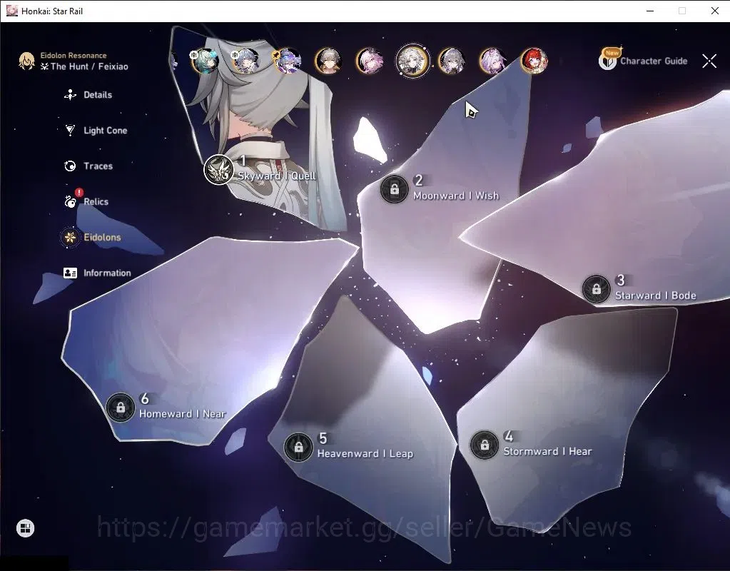 Honkai Star Rail Accounts Asia|TL 68|Free GI|15 Limited|[Castorice,Evernight image 5