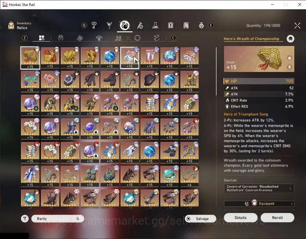 Honkai Star Rail Accounts Asia|TL 68|Free GI|15 Limited|[Castorice,Evernight image 8