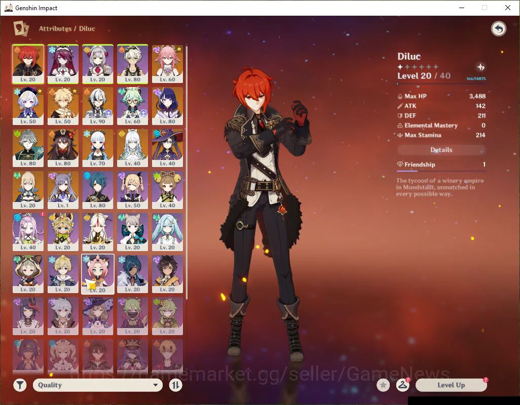 Genshin Impact Accounts Mid Game ASIA|AR 53|7 Limited 4