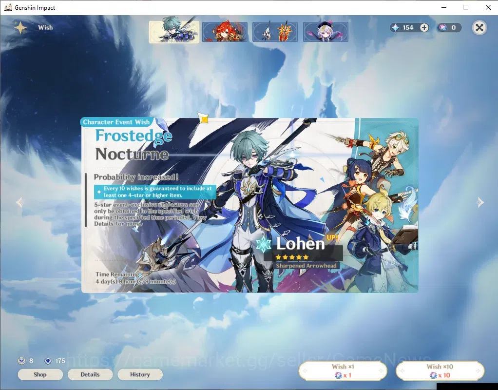 Genshin Impact Accounts ASIA|AR 52|2 Limited + 4(*5 Char Standard)|Mavuika image 10