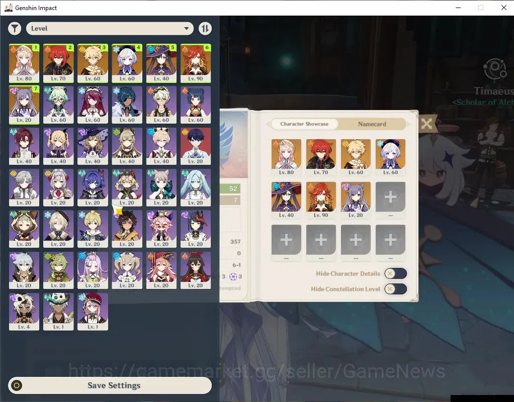 Genshin Impact Accounts ASIA|AR 52|2 Limited + 4(*5 Char Standard)|Mavuika image 2