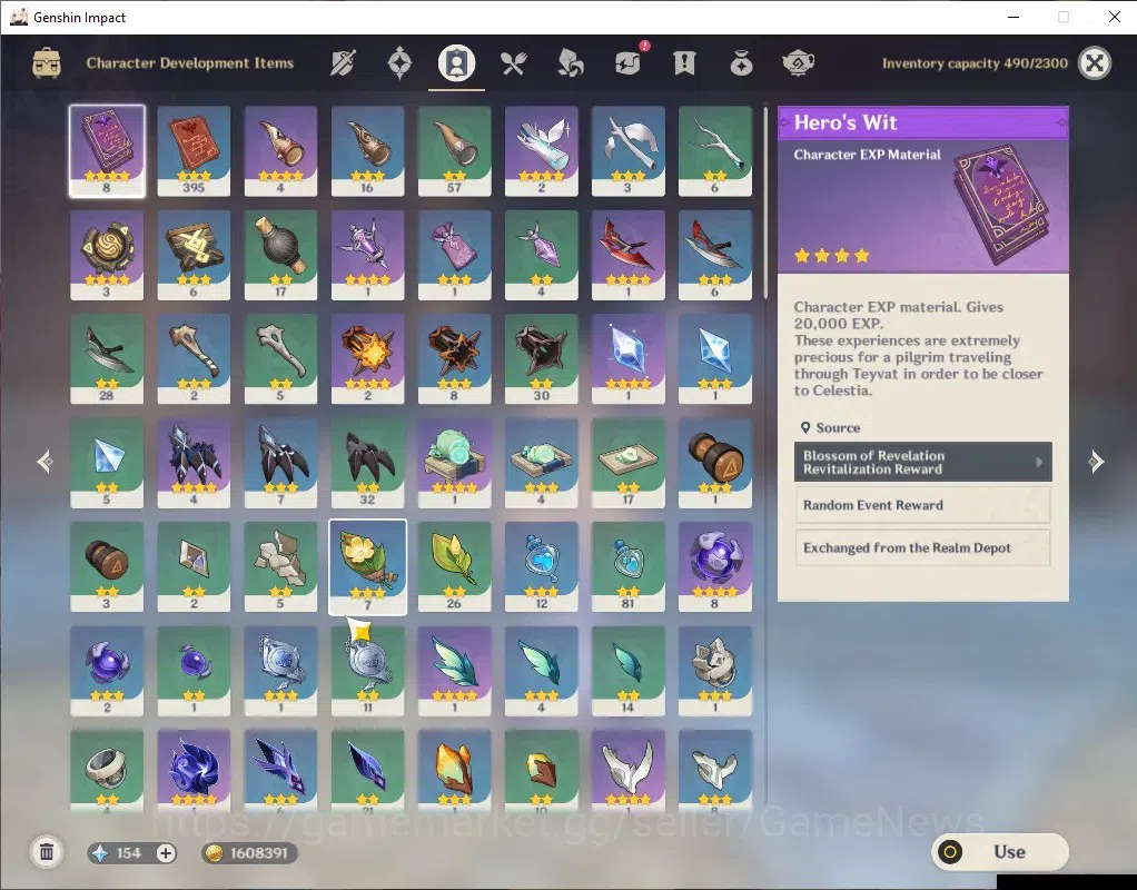 Genshin Impact Accounts ASIA|AR 52|2 Limited + 4(*5 Char Standard)|Mavuika image 5