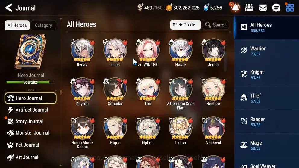 Epic Seven Accounts Collaboration Hero Global Verif END|53 ML(LOT Scales,BArunka,Harseti,Zio,Etc)+Many Colab 10