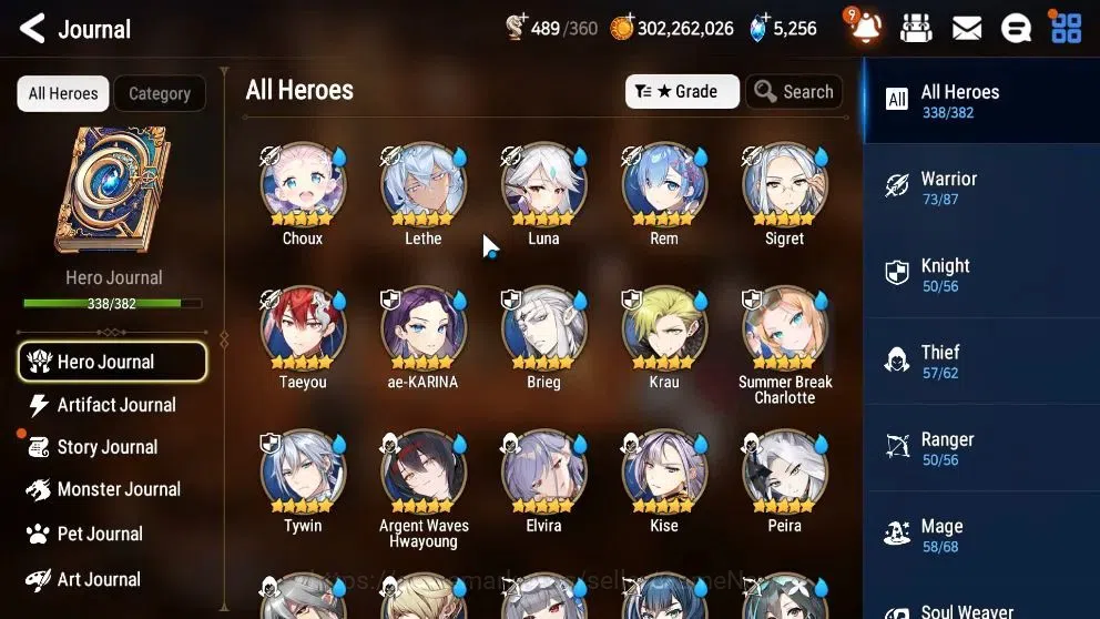 Epic Seven Accounts Collaboration Hero Global Verif END|53 ML(LOT Scales,BArunka,Harseti,Zio,Etc)+Many Colab 12