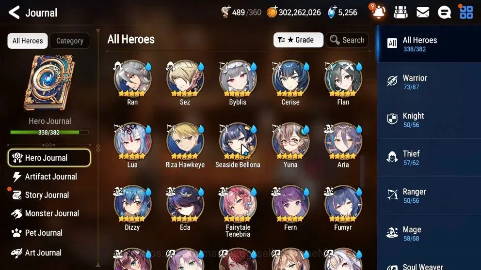 Epic Seven Accounts Collaboration Hero Global Verif END|53 ML(LOT Scales,BArunka,Harseti,Zio,Etc)+Many Colab 13