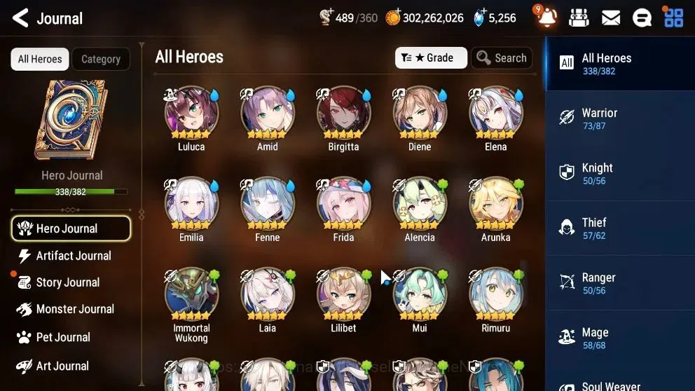 Epic Seven Accounts Collaboration Hero Global Verif END|53 ML(LOT Scales,BArunka,Harseti,Zio,Etc)+Many Colab 14