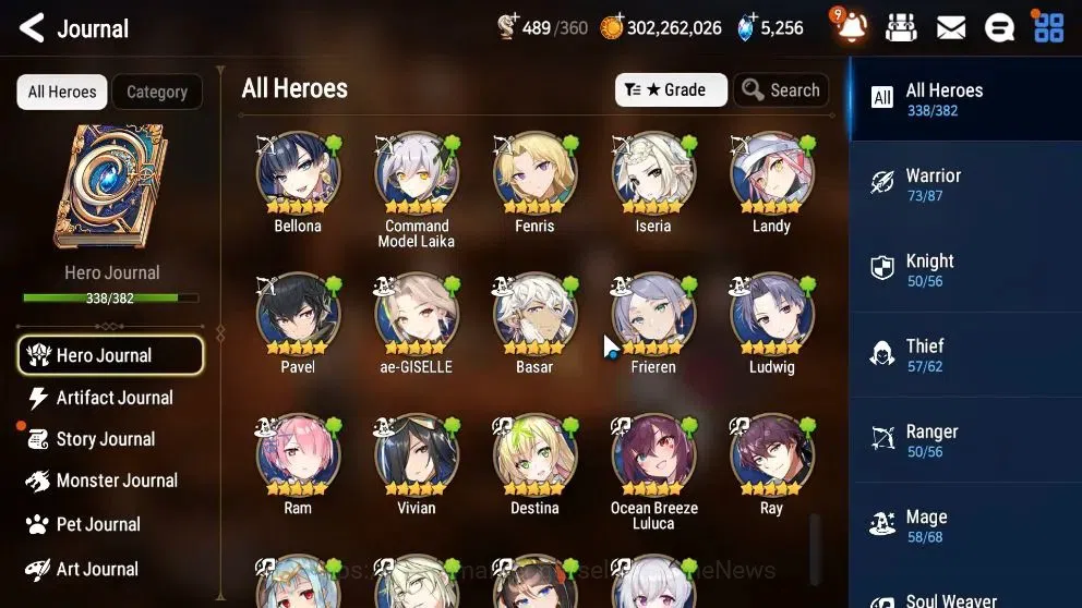 Epic Seven Accounts Collaboration Hero Global Verif END|53 ML(LOT Scales,BArunka,Harseti,Zio,Etc)+Many Colab 16