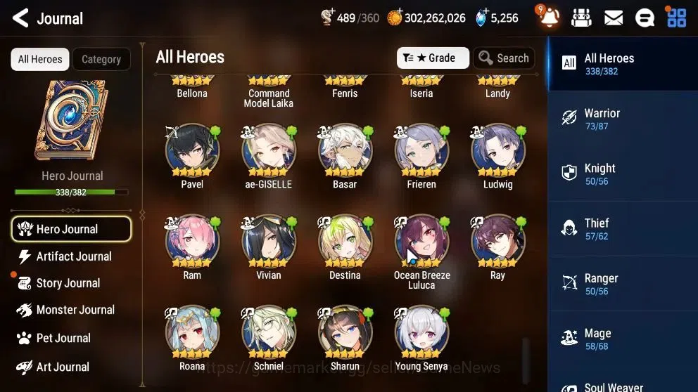 Epic Seven Accounts Collaboration Hero Global Verif END|53 ML(LOT Scales,BArunka,Harseti,Zio,Etc)+Many Colab 17