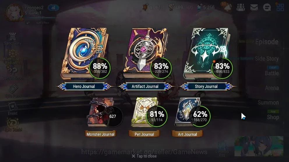 Epic Seven Accounts Collaboration Hero Global Verif END|53 ML(LOT Scales,BArunka,Harseti,Zio,Etc)+Many Colab 3