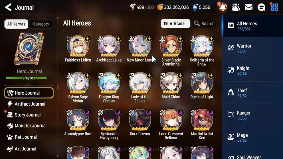 Epic Seven Accounts Collaboration Hero Global Verif END|53 ML(LOT Scales,BArunka,Harseti,Zio,Etc)+Many Colab 6