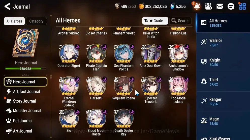 Epic Seven Accounts Collaboration Hero Global Verif END|53 ML(LOT Scales,BArunka,Harseti,Zio,Etc)+Many Colab 8