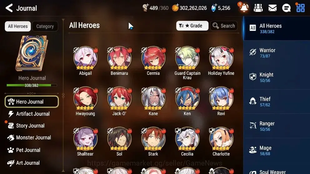 Epic Seven Accounts Collaboration Hero Global Verif END|53 ML(LOT Scales,BArunka,Harseti,Zio,Etc)+Many Colab 9