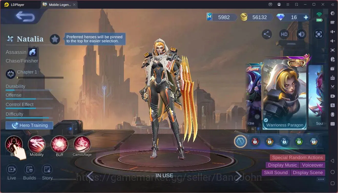 Mobile Legends: Bang Bang Accounts Global|Hero 117|Skin 279|Renowned|Legend Alu<Lesle image 4
