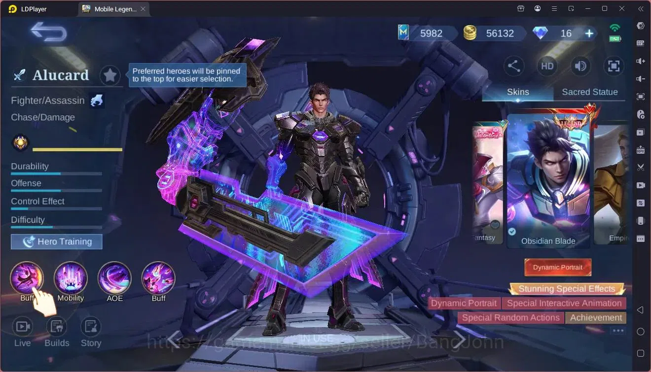 Mobile Legends: Bang Bang Accounts Global|Hero 117|Skin 279|Renowned|Legend Alu<Lesle image 6