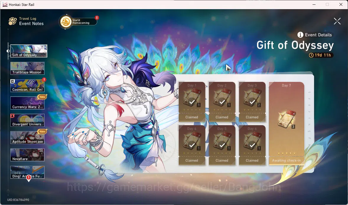 Honkai Star Rail Accounts ASIA | TL 70 | 14 LIMIT | MYDEI E2S1 | SPARKLE E1S image 11