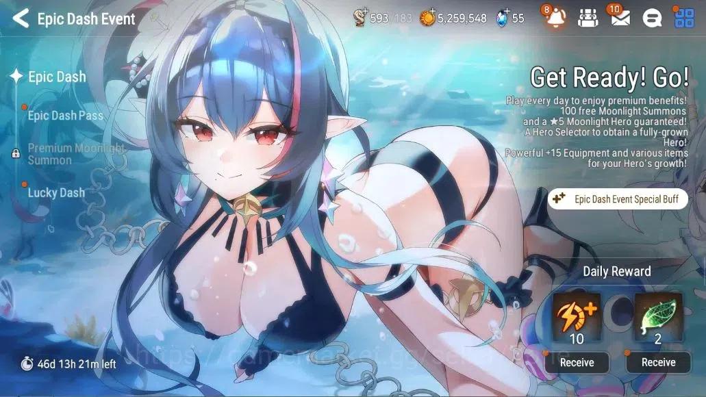 Epic Seven Accounts Starter Global|Starter|2L(Kawerik,BW Iseria)+Tene,Erv,Bell,Landy|PoH+Bless ON|Stigma 0.7K|Stove(ES792Z) 6