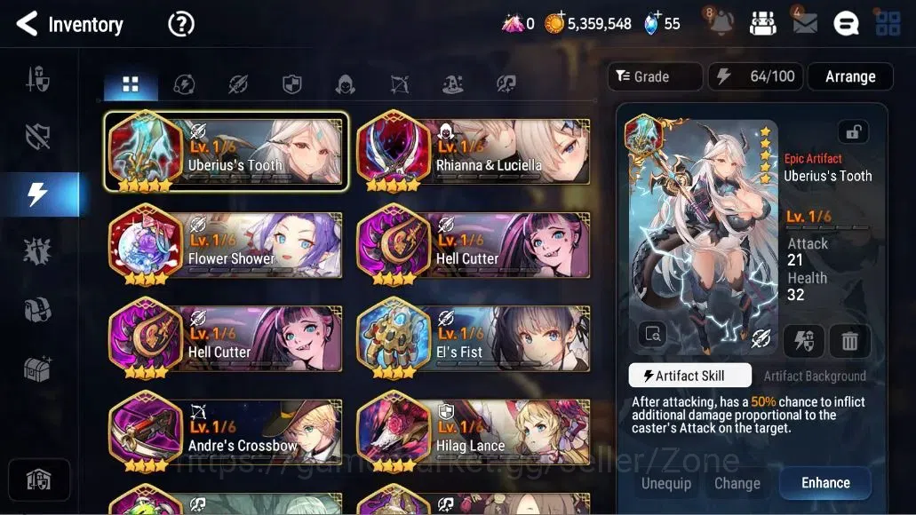 Epic Seven Accounts Starter Global|Starter|2L(Kawerik,BW Iseria)+Tene,Erv,Bell,Landy|PoH+Bless ON|Stigma 0.7K|Stove(ES792Z) 9