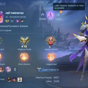 Mobile Legends: Bang Bang Accounts Collector Global|146S|Expert|Annual Lesley,CC Natalia,Epic Kagura Lunox Roger
