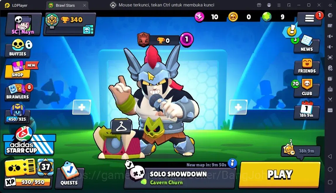 Brawl Stars Accounts Global |11 Brawler|1 Max Hypercharge(Shelly)|1120 Bling|9 Gems|1 Epic Skins,1 Mythic Skins| ProtectOff 1